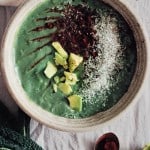 Chocolate-Mint Green Smoothie Bowl