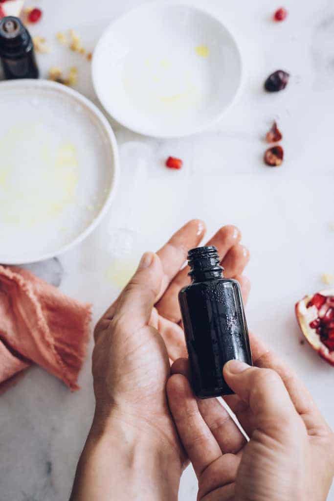 DIY Face Oil with Rose Essential Oil