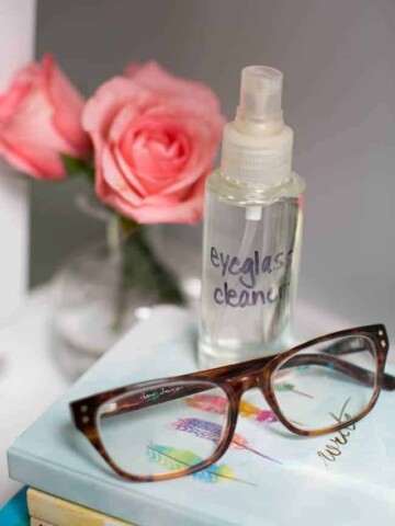 DIY Eyeglass Cleaner
