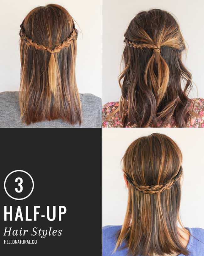 3 Half-Up Hair Styles