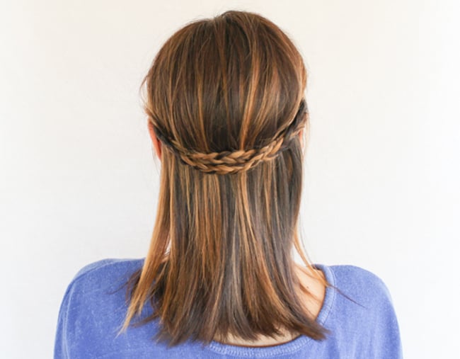 Braided Crown | 3 Half-Up Hair Styles