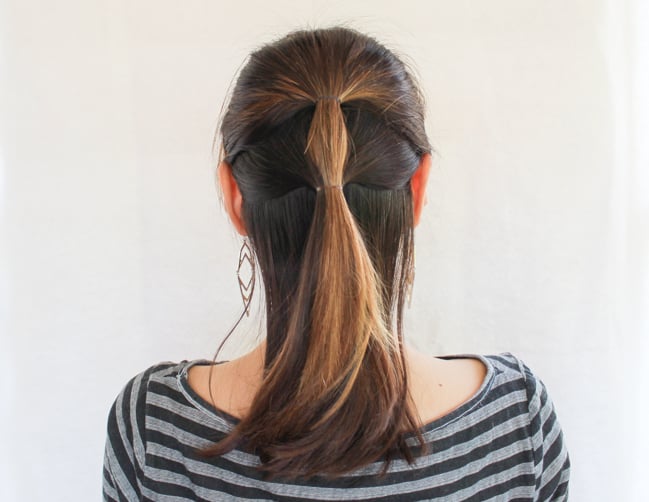 Sleek Ponytail |3 Updos for Dirty Hair