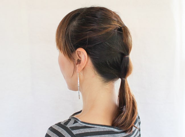 Sleek Ponytail |3 Updos for Dirty Hair