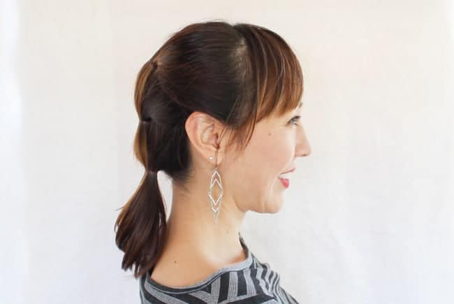 Sleek Ponytail |3 Updos for Dirty Hair