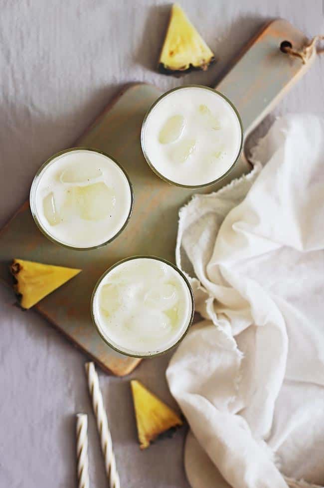 Skinny and Easy Piña Colada Recipe with Coconut Water