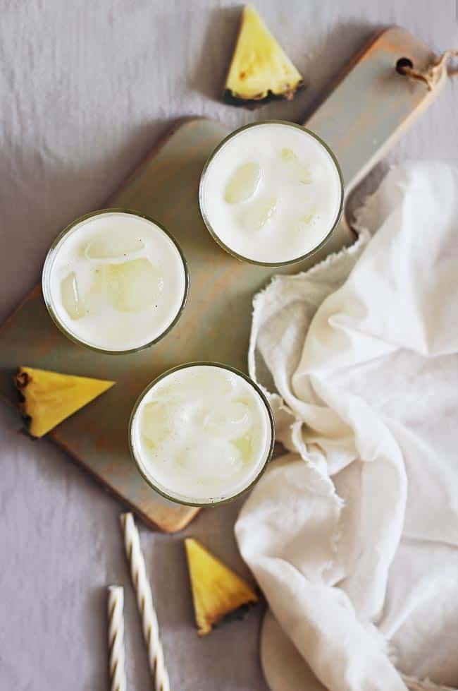 Skinny Piña Colada Recipe with Coconut Water | Hello Glow