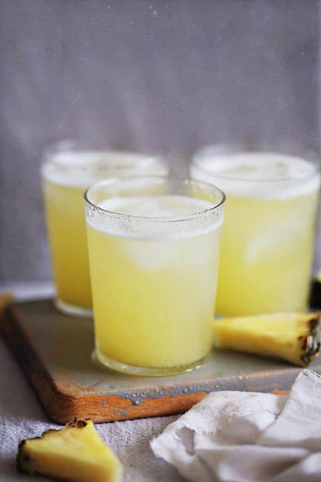 3-ingredient pineapple coconut water slushies - yay for food on pina colada smoothie recipe with coconut water