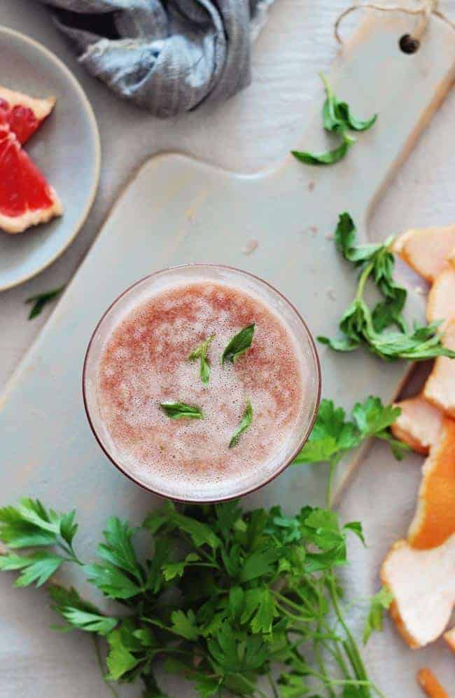 Mint Grapefruit Cool Down Juice