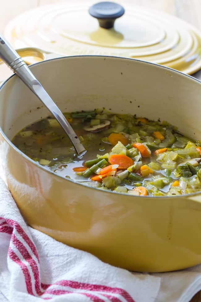 Freeze the Season With a Make-Ahead Hearty Vegetable Soup | Hello Glow