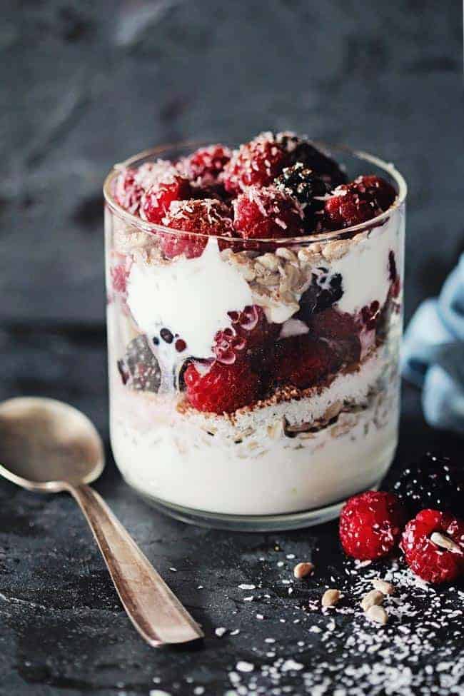 Coconut yogurt parfait