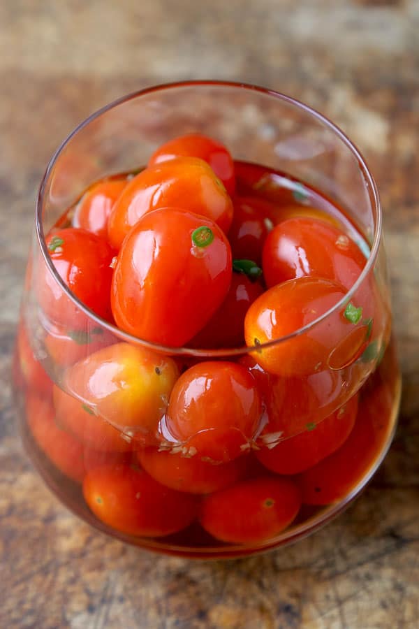 Pickled cherry tomatoes by Pickled Plum