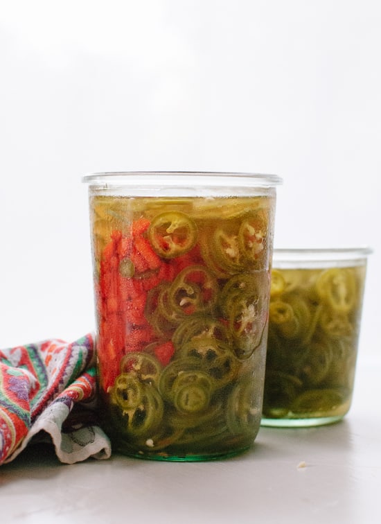 Quick pickled peppers by Cookie + Kate
