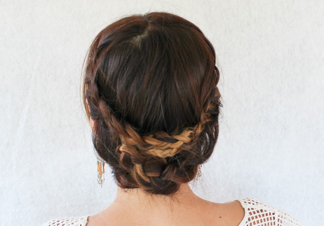 Romantic Braided Updo Tutorial