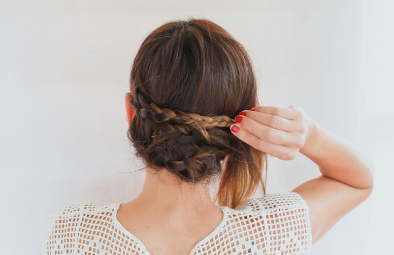 Romantic Braided Updo Tutorial