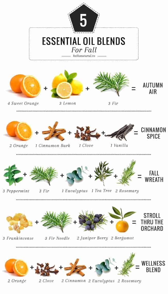 5 Essential Oil Blends To Make Your House Smell Like Fall | Hello Glow
