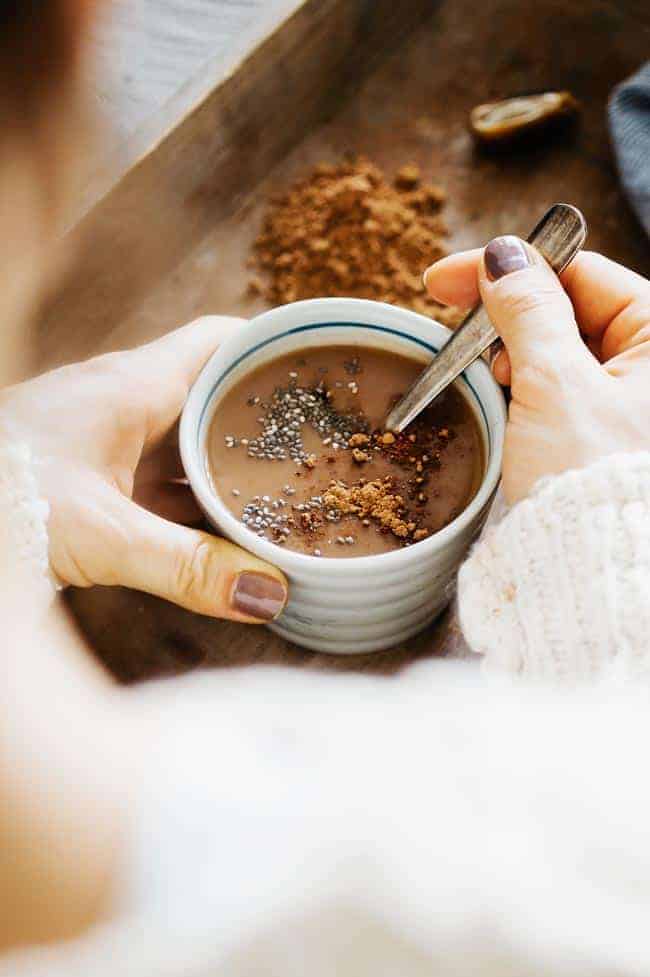 Hormone-Balancing Vegan Hot Chocolate