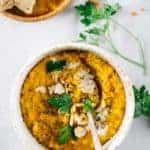 Red lentil dhal recipe