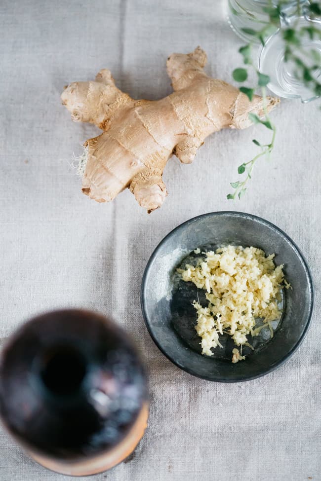 Hydrogen Peroxide Bath with Ginger