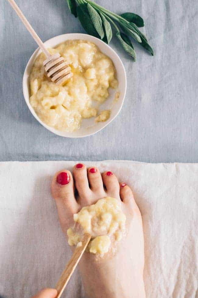 Banana Foot Scrub Mask