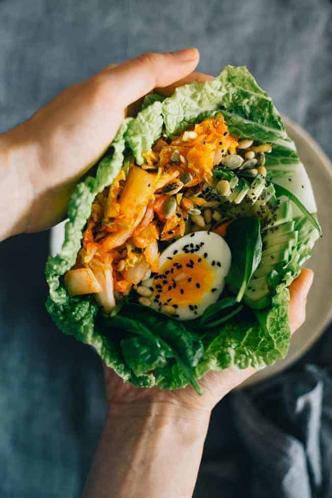 Kimchi Lunch Wrap for 24-Hour Reset Mealplan