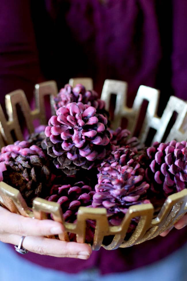 Frosted Pine Cones Jewelry Wax Tart