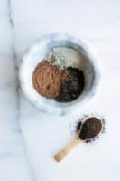 mocha mud mask