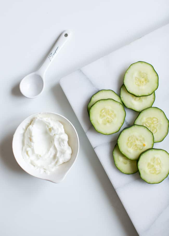 Calming Cucumber Yogurt Mask | 8 Yogurt Mask Recipes