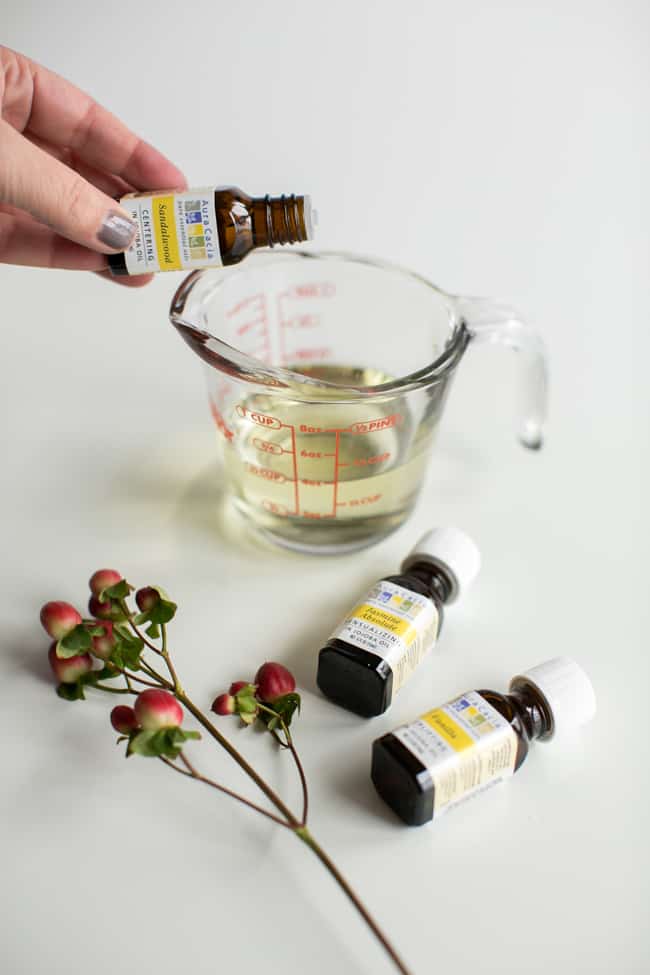 DIY Massage Oil + 6 Essential Oil Blends + Uses