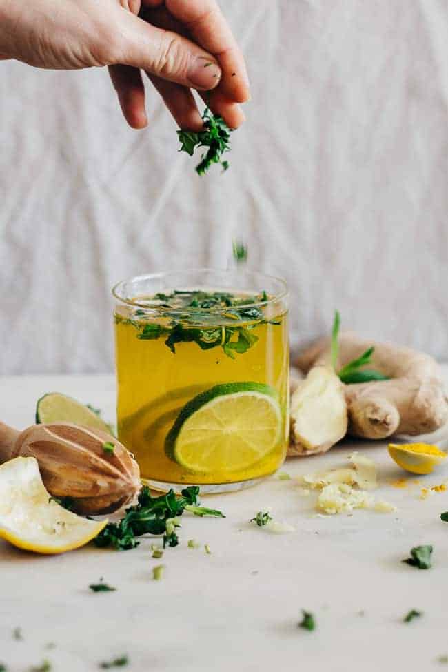 Belly-Soothing Ginger Lemonade