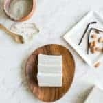 Homemade Almond Vanilla Clay Facial Soap