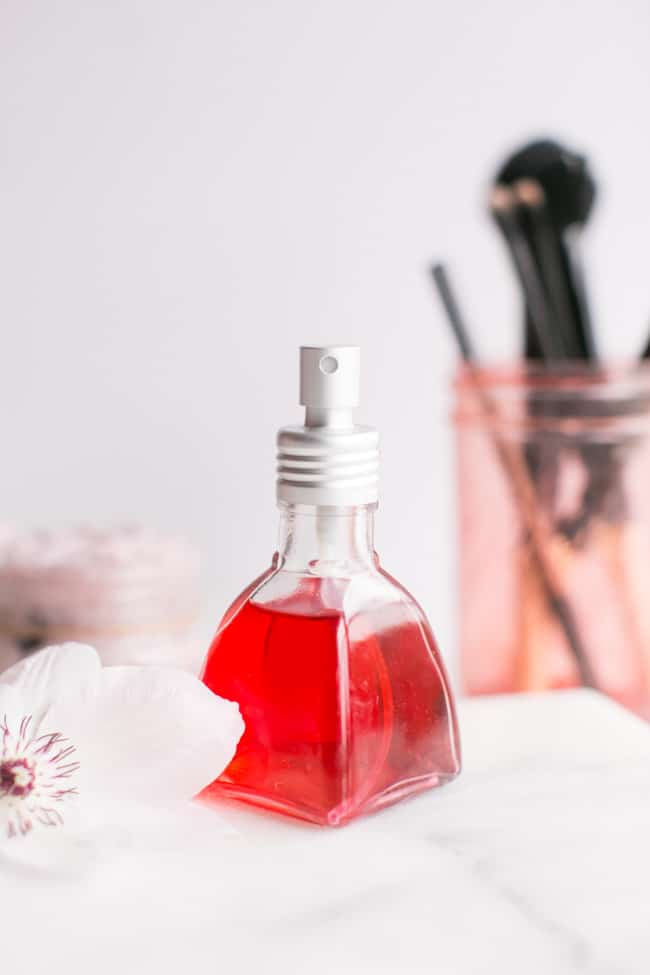 Homemade Vitamin C Toner Recipe with Hibiscus