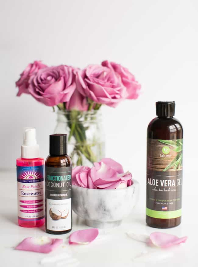 Hair Frizz Spray with Aloe, Rosewater and Coconut Oil