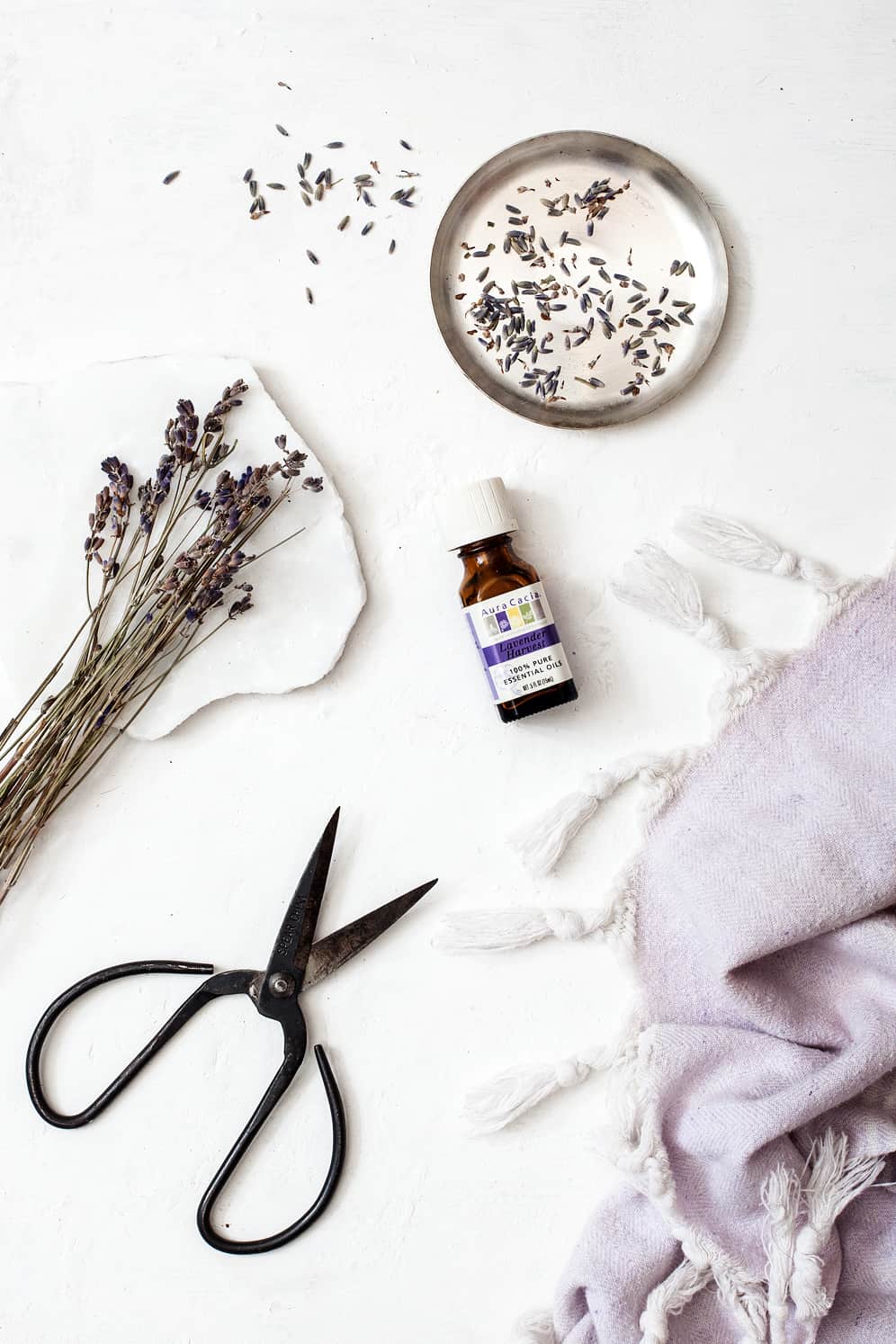 Ingredients for lavender liquid hand soap