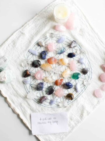 How to make a crystal grid