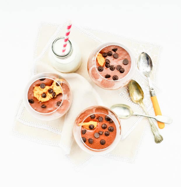 Vegan Chocolate Chip and Peanut Butter Mousse by Tinned Tomatoes | 9 Aquafaba Recipes