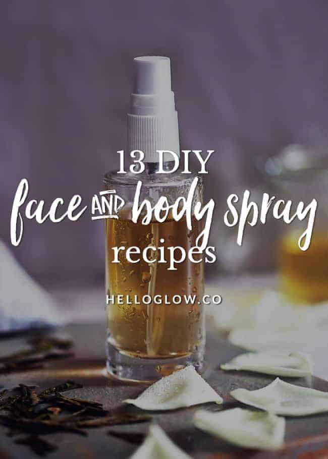13 DIY Body Spray Recipes