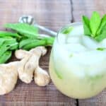 Aloe, Ginger & Mint Digestive Elixir from The Fit Foodie Mama
