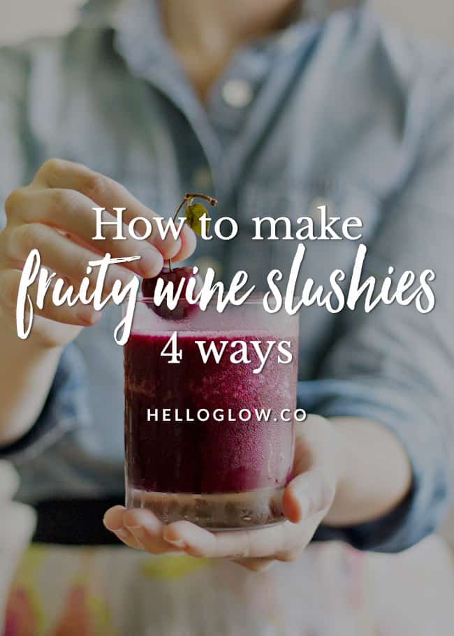 4 Refreshing Wine Slushy Recipes 