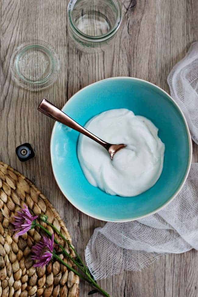 Cooling Homemade Lotion with Whipped Coconut Oil