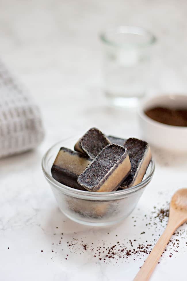 Coffee Green Tea & Ginger Scrub Cubes