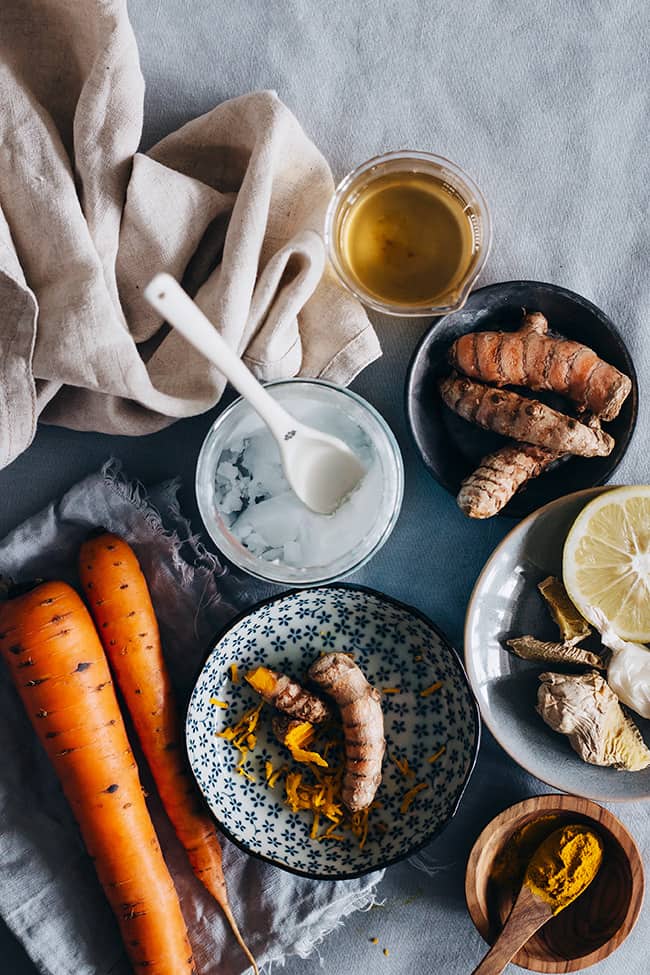 Carrot Ginger Soup with Avocado Toast - Glow by Marlowe