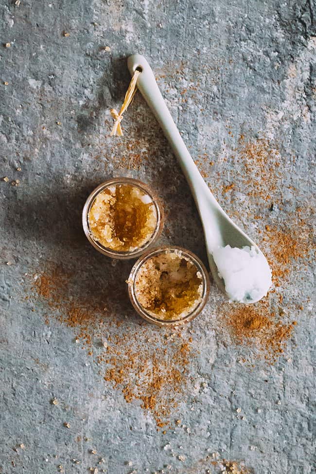 Pumpkin spice lip scrub