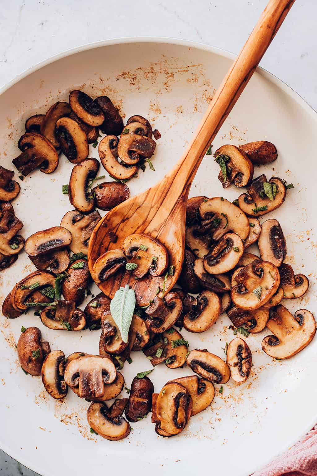 Sauteed Mushrooms for Quinoa Risotto