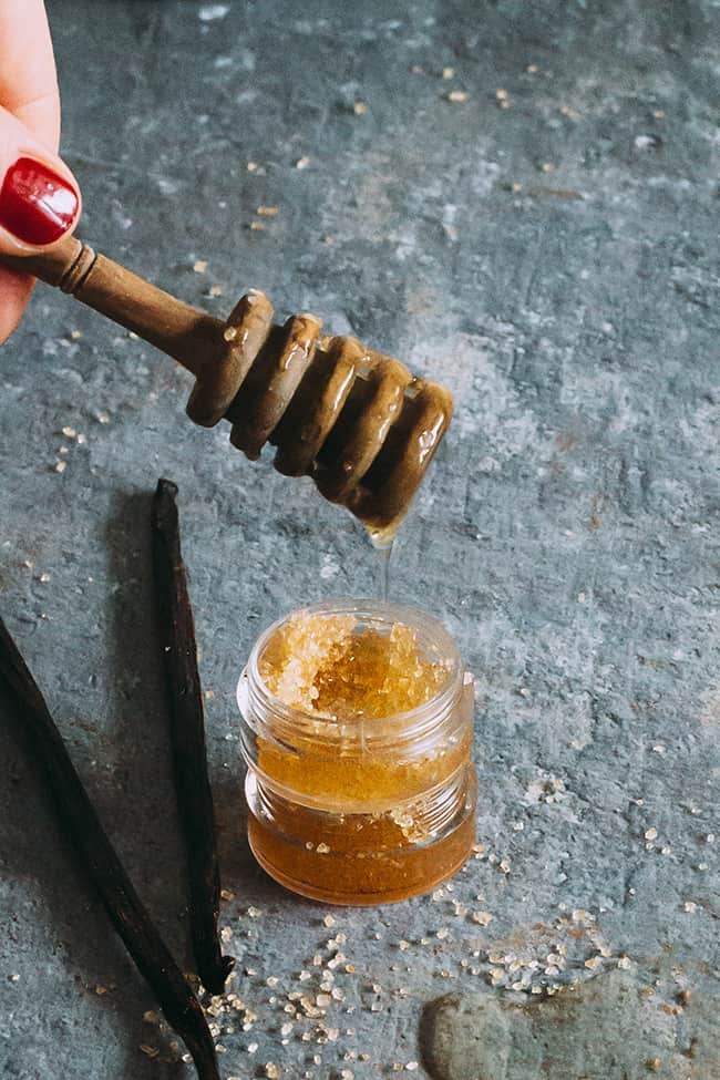 Honey vanilla lip scrub recipe