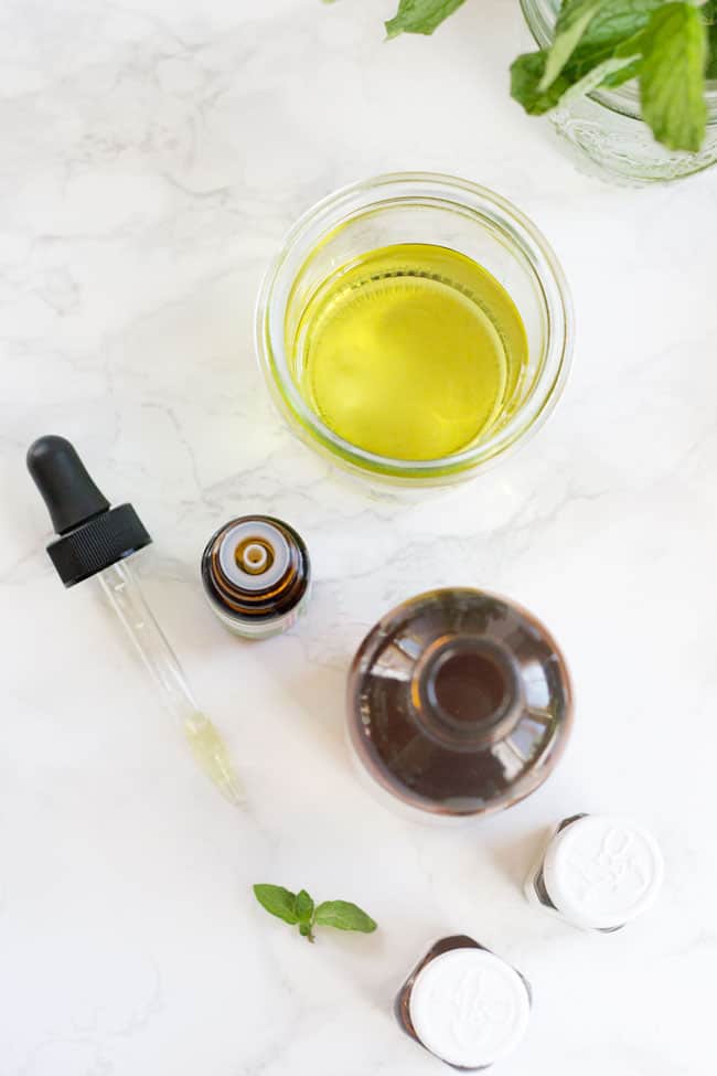 TOning body oil recipe with cellulite essential oils