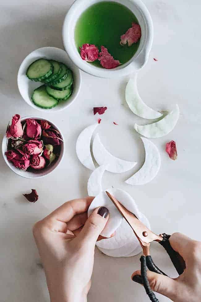 Cucumber Rose eye mask