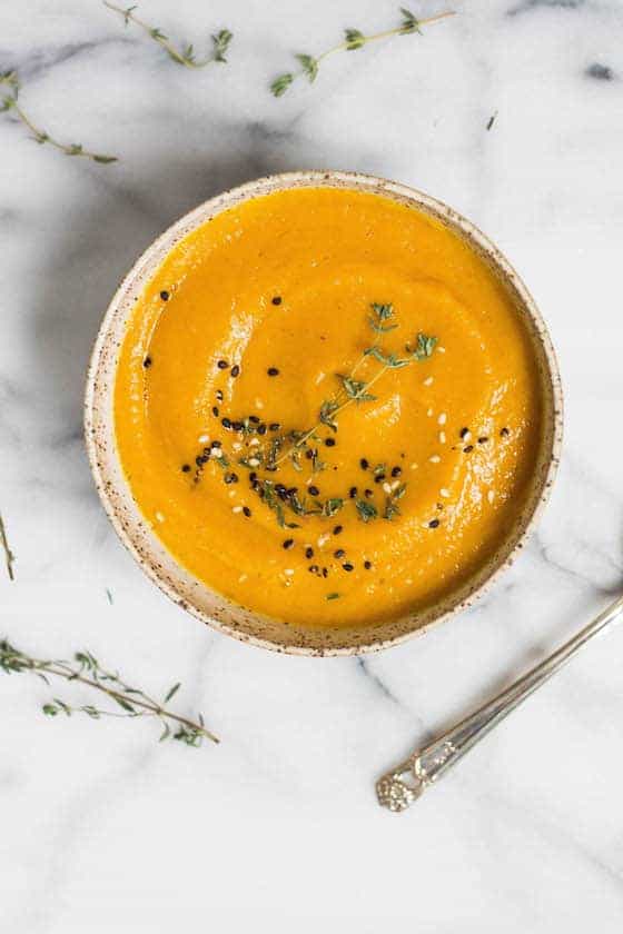 Creamy Squash, Pear & Ginger Soup from Food By Mars