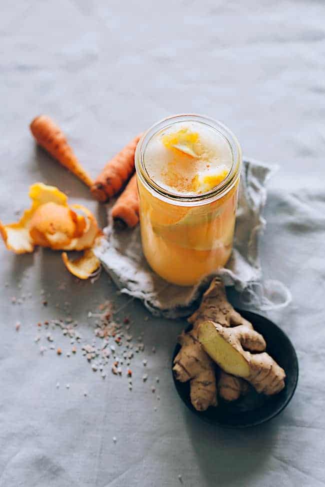 Orange Ginger Carrot Kvass