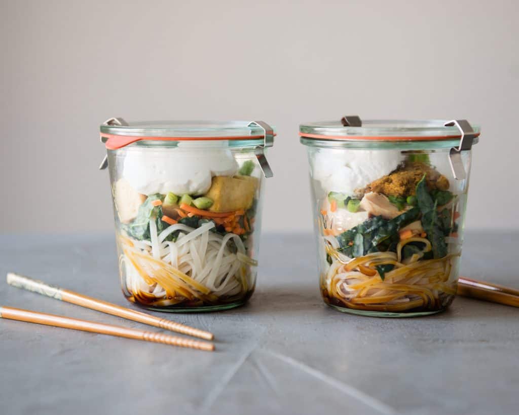 Noodle Soup in a Jar for Lunch