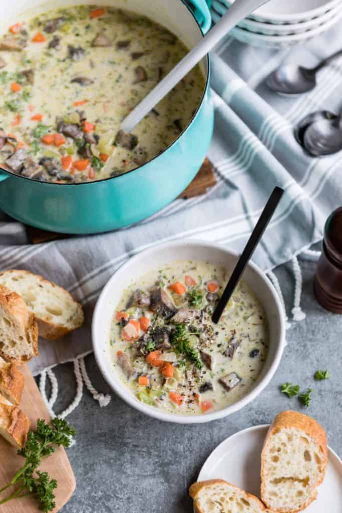 Wild Rice Portobello Soup